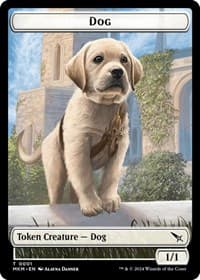 Dog Token - Murders at Karlov Manor - Magic: The Gathering card