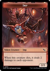 Imp Token - Murders at Karlov Manor - Magic: The Gathering card