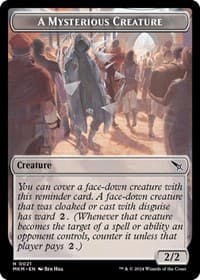 A Mysterious Creature Token - Murders at Karlov Manor - Magic: The Gathering card