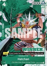 Hatchan (Winner Pack Vol. 6) - One Piece Promotion Cards - One Piece Card Game card