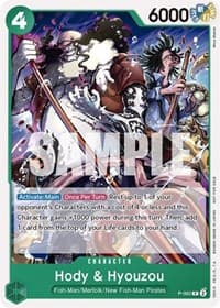 Hody & Hyouzou (Pirates Party Vol. 6) - One Piece Promotion Cards - One Piece Card Game card