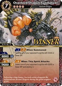 Overlord Dragon Vandalizer (Tournament Pack Vol. 4 -Winner-) - Launch & Event Promos - Battle Spirits Saga card