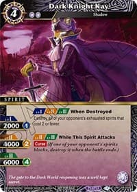 Dark Knight Kay (Tournament Pack Vol. 4) - Launch & Event Promos - Battle Spirits Saga card