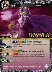 Dark Knight Kay (Tournament Pack Vol. 4 -Winner-) - Launch & Event Promos - Battle Spirits Saga card