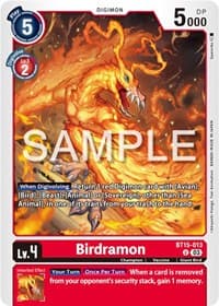 Birdramon - Exceed Apocalypse - Digimon Card Game card