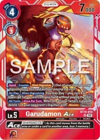 Garudamon ACE - Exceed Apocalypse - Digimon Card Game card
