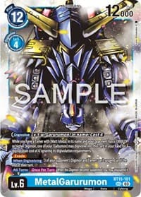 MetalGarurumon - Exceed Apocalypse - Digimon Card Game card