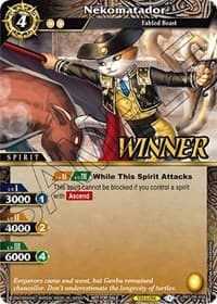 Nekomatador (Tournament Pack Vol. 4 -Winner-) - Launch & Event Promos - Battle Spirits Saga card