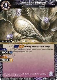 Gemhead Pigeon (Tournament Pack Vol. 4) - Launch & Event Promos - Battle Spirits Saga card