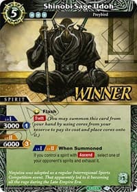 Shinobi Sage Udoh (Tournament Pack Vol. 4 -Winner-) - Launch & Event Promos - Battle Spirits Saga card
