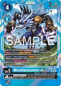 WereGarurumon ACE - Exceed Apocalypse - Digimon Card Game card