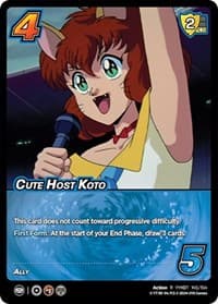 Cute Host Koto - Yu Yu Hakusho: Dark Tournament - UniVersus card