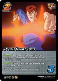 Double Sword Style - Yu Yu Hakusho: Dark Tournament - UniVersus card