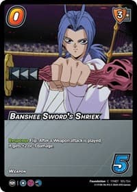 Banshee Sword's Shriek - Yu Yu Hakusho: Dark Tournament - UniVersus card