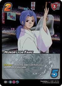 Hungry for Fame - Yu Yu Hakusho: Dark Tournament - UniVersus card