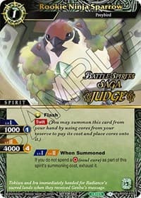 Rookie Ninja Sparrow (Judge Pack Vol. 4) - Launch & Event Promos - Battle Spirits Saga card