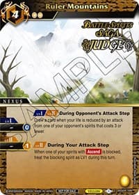 Ruler Mountains (Judge Pack 2024 Vol. 1) - Launch & Event Promos - Battle Spirits Saga card