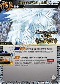 Frozen Waterfall (Judge Pack 2024 Vol. 1) - Launch & Event Promos - Battle Spirits Saga card