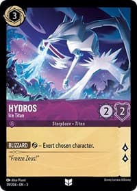 Hydros - Ice Titan - Into the Inklands - Disney Lorcana card