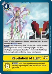 Revelation of Light - Exceed Apocalypse - Digimon Card Game card