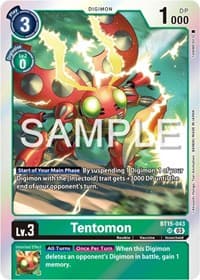 Tentomon - Exceed Apocalypse - Digimon Card Game card