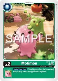 Motimon - Exceed Apocalypse - Digimon Card Game card