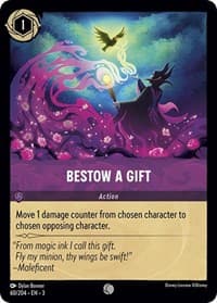 Bestow a Gift - Into the Inklands - Disney Lorcana card