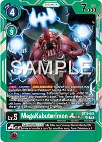 MegaKabuterimon ACE - Exceed Apocalypse - Digimon Card Game card