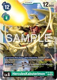 HerculesKabuterimon - Exceed Apocalypse - Digimon Card Game card