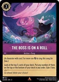 The Boss is on a Roll - Into the Inklands - Disney Lorcana card