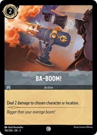 Ba-Boom! - Into the Inklands - Disney Lorcana card