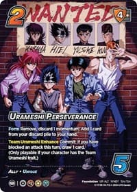 Urameshi Perseverance (Alternate Art) - Yu Yu Hakusho: Dark Tournament - UniVersus card