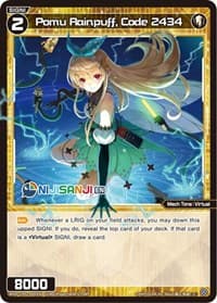 Pomu Rainpuff, Code 2434 - Collab Booster: Nijisanji Diva - WIXOSS card