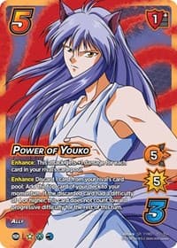 Power of Youko - Yu Yu Hakusho: Dark Tournament - UniVersus card