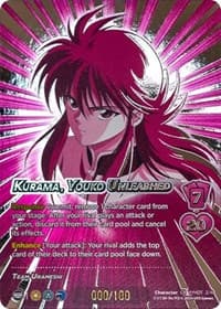 Kurama, Youko Unleashed (Serial Numbered) - Yu Yu Hakusho: Dark Tournament - UniVersus card