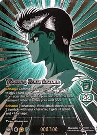 Yusuke, Team Leader (Serial Numbered) - Yu Yu Hakusho: Dark Tournament - UniVersus card