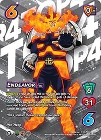 Endeavor (Hero League Championship 2023 - Top 4) - UniVersus: My Hero Academia Promo Cards - UniVersus card