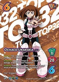 Ochaco Uraraka (Hero League Championship 2023 - Top 32) - UniVersus: My Hero Academia Promo Cards - UniVersus card