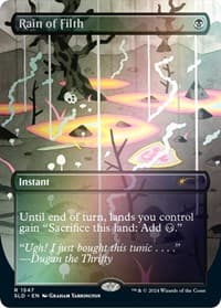 Rain of Filth (Rainbow Foil) - Secret Lair Drop Series - Magic: The Gathering card