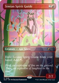 Simian Spirit Guide (Rainbow Foil) - Secret Lair Drop Series - Magic: The Gathering card