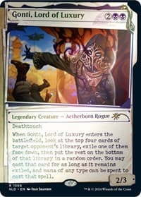 Gonti, Lord of Luxury (Rainbow Foil) - Secret Lair Drop Series - Magic: The Gathering card