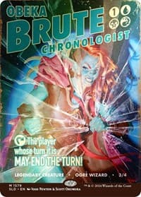 Obeka, Brute Chronologist (Rainbow Foil) - Secret Lair Drop Series - Magic: The Gathering card