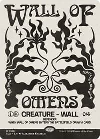 Wall of Omens - Secret Lair Drop Series - Magic: The Gathering card