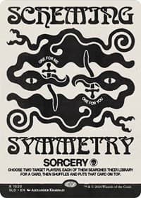 Scheming Symmetry (1520) - Secret Lair Drop Series - Magic: The Gathering card