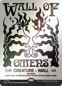 Wall of Omens (Rainbow Foil) - Secret Lair Drop Series - Magic: The Gathering card