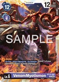 VenomMyotismon - Exceed Apocalypse - Digimon Card Game card