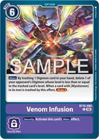 Venom Infusion - Exceed Apocalypse - Digimon Card Game card
