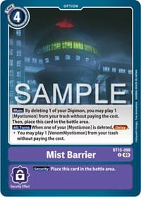 Mist Barrier - Exceed Apocalypse - Digimon Card Game card