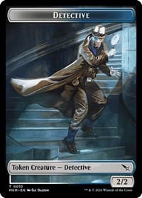 Detective // Ooze Double-Sided Token - Murders at Karlov Manor - Magic: The Gathering card