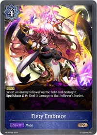 Fiery Embrace - Shadowverse: Evolve Promo Cards - Shadowverse: Evolve card